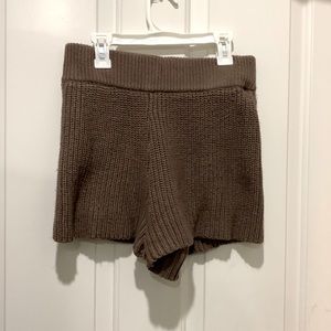 Blue blush size small shorts and sweater set